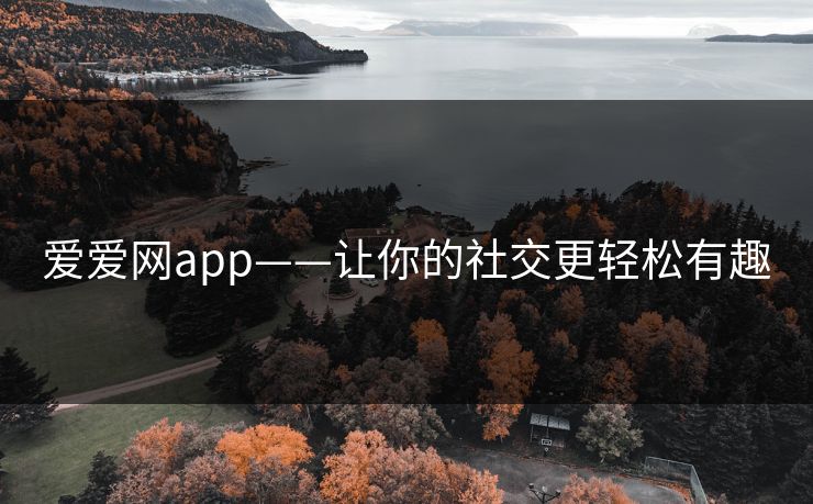 爱爱网app——让你的社交更轻松有趣