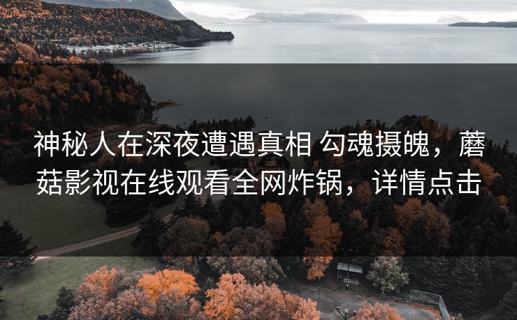 神秘人在深夜遭遇真相 勾魂摄魄,蘑菇影视在线观看全网炸锅,详情点击 神秘人在深夜遭遇真相 勾魂摄魄,蘑菇影视在线观看全网炸锅,详情点击